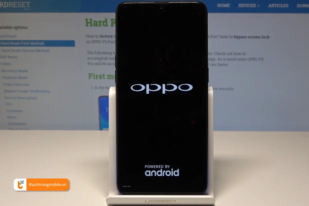 oppo f9 bị lỗi cảm biến