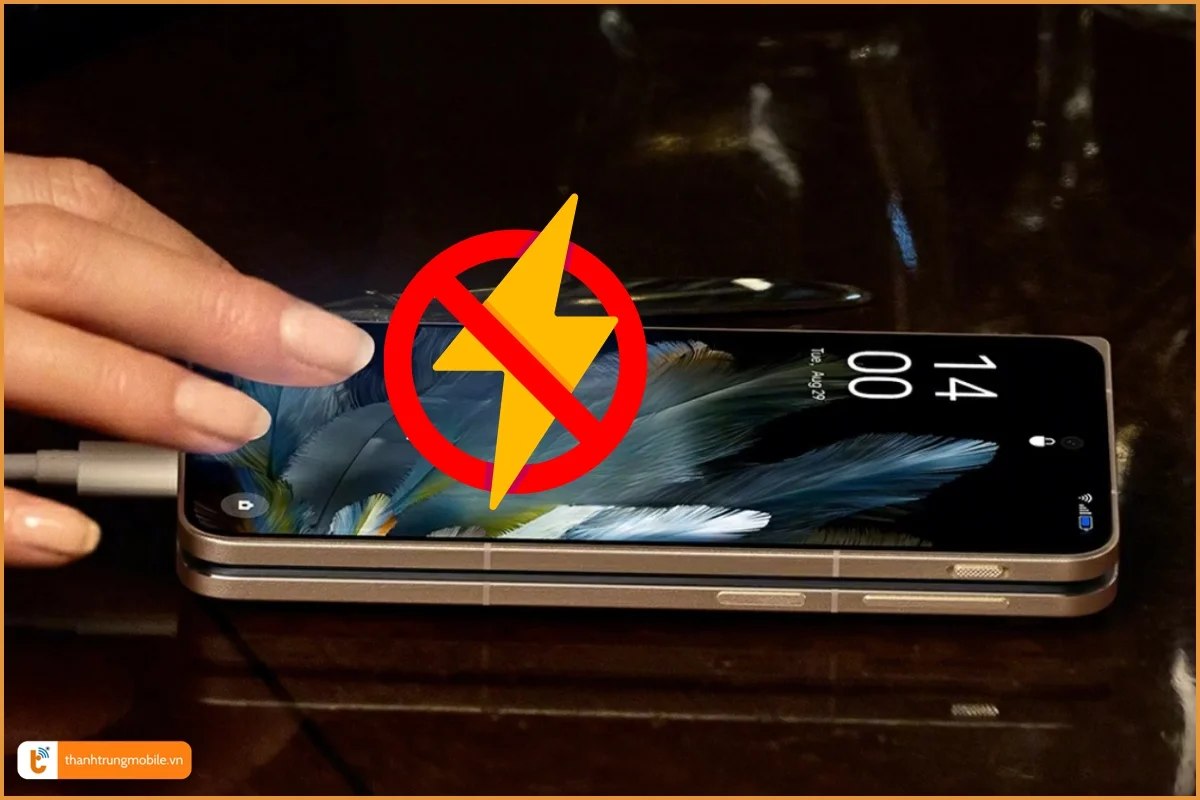 OPPO Find N5 ghim sạc, không nhận sạc