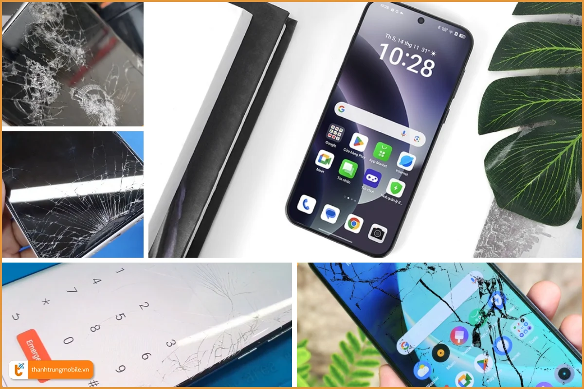 Oppo Find X8 và các dấu hiệu bể vỡ mặt kính thường gặp