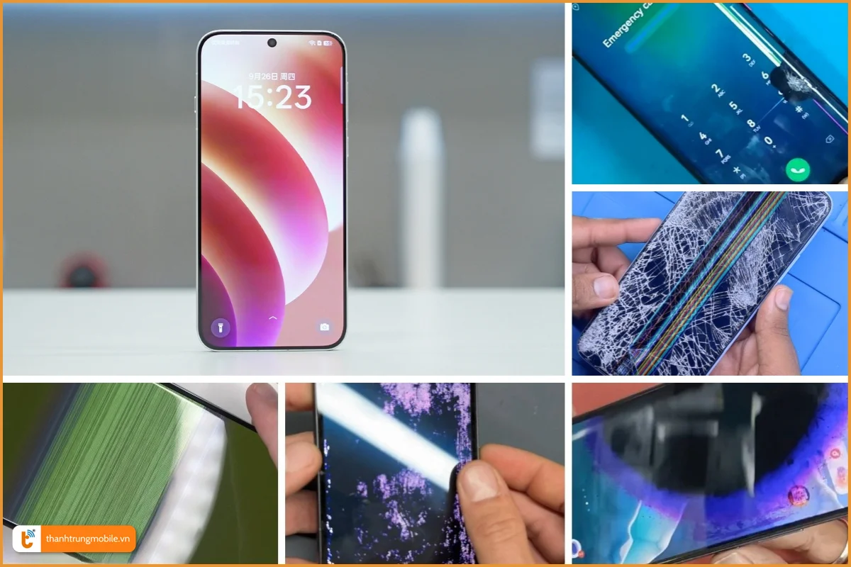 Oppo Find X8 và các lỗi màn hình thường gặp