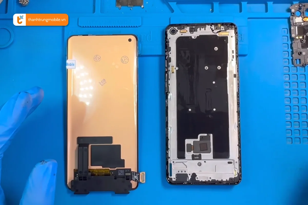 oppo reno 4 pro sọc màn hình