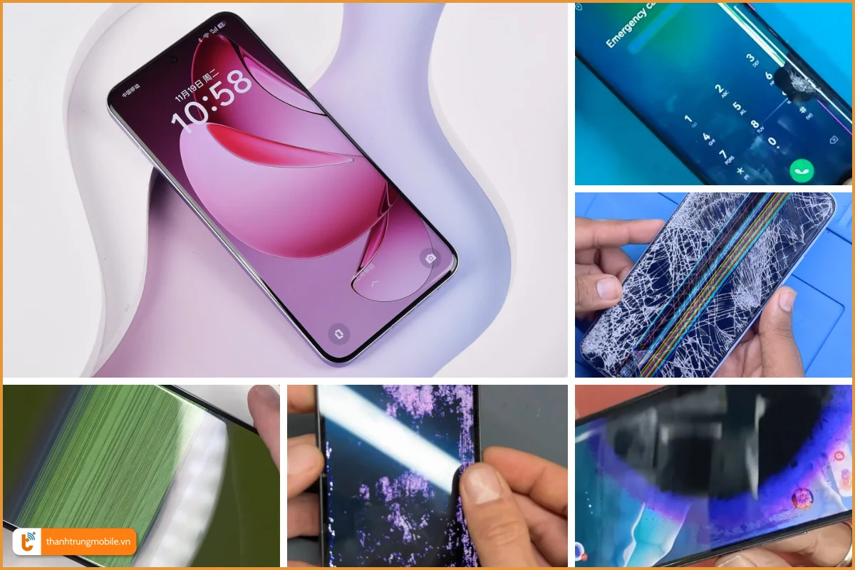 OPPO Reno13 F và các lỗi màn hình thường gặp