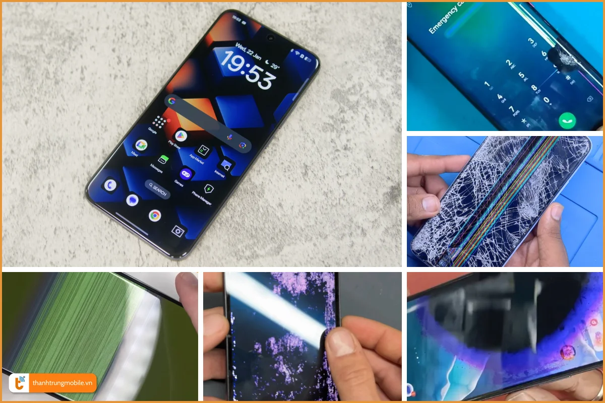OPPO Reno13 Pro 5G và các lỗi màn hình thường gặp