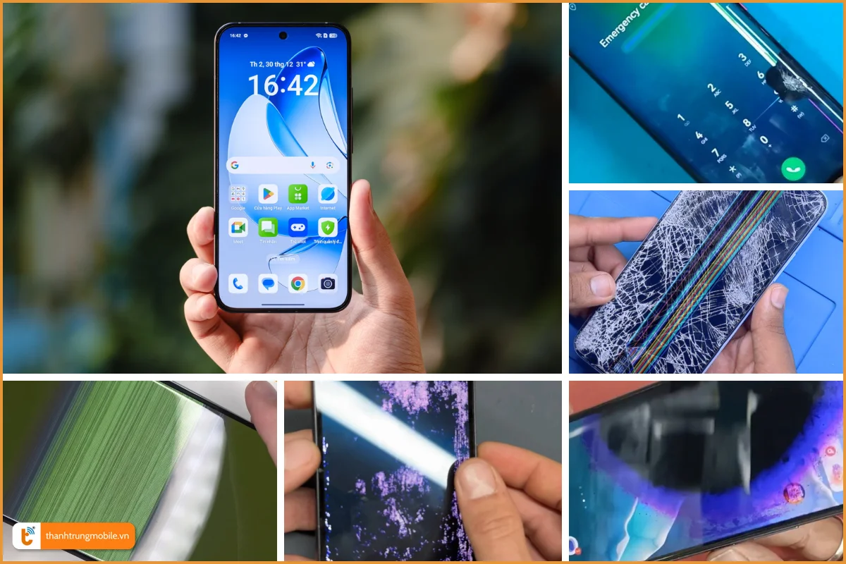 OPPO Reno13 và các lỗi màn hình thường gặp