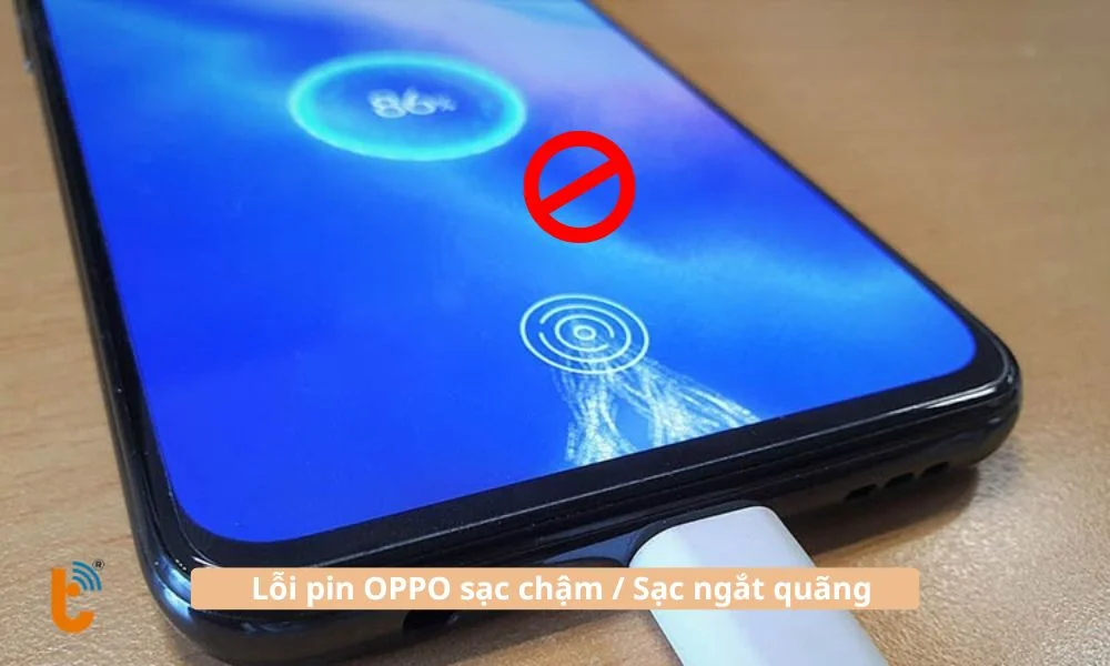 Lỗi Oppo sạc vào pin chậm