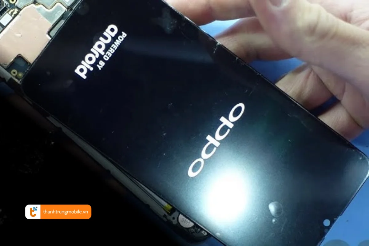 oppo sọc màn hình