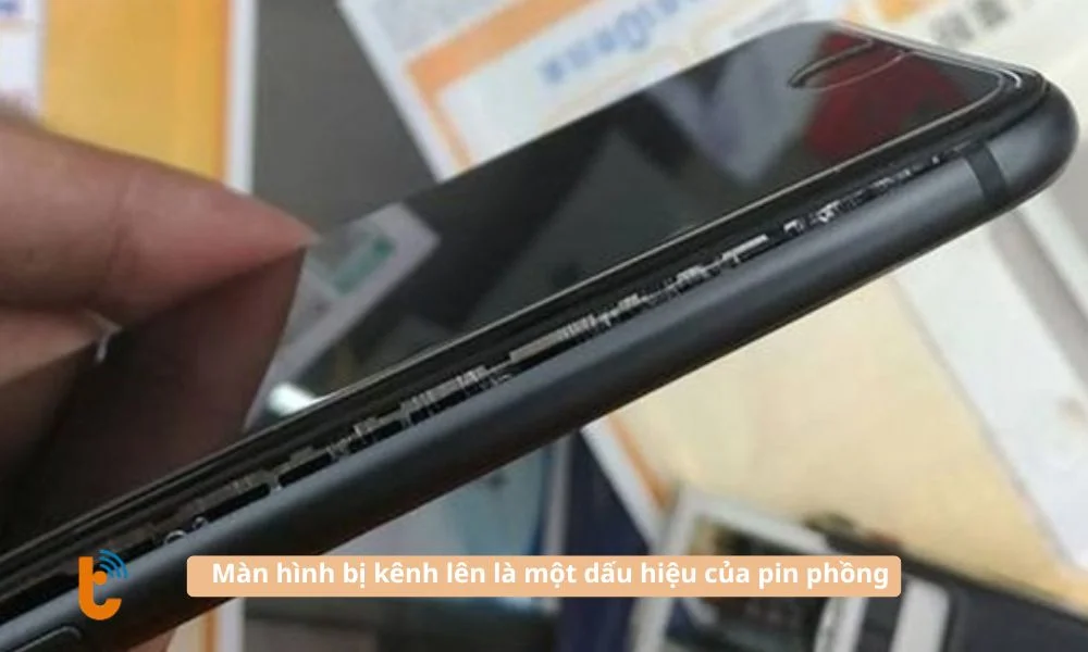 Điện thoại có dấu hiệu bị pin phồng