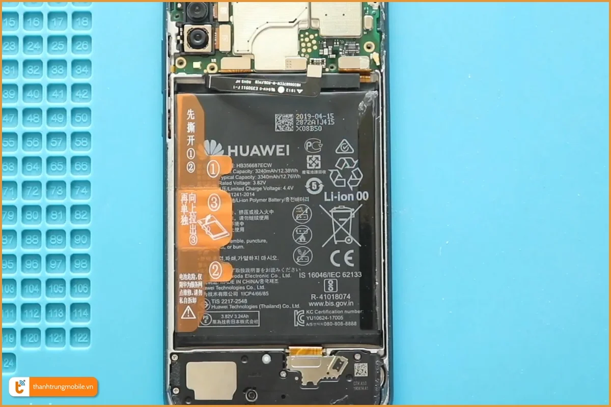 Pin Huawei P30 Lite bị chai, xài nóng máy