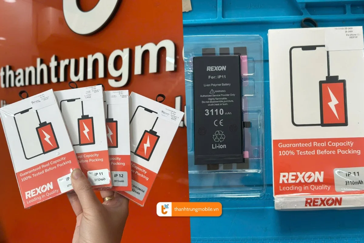 pin iPhone REXON TPHCM