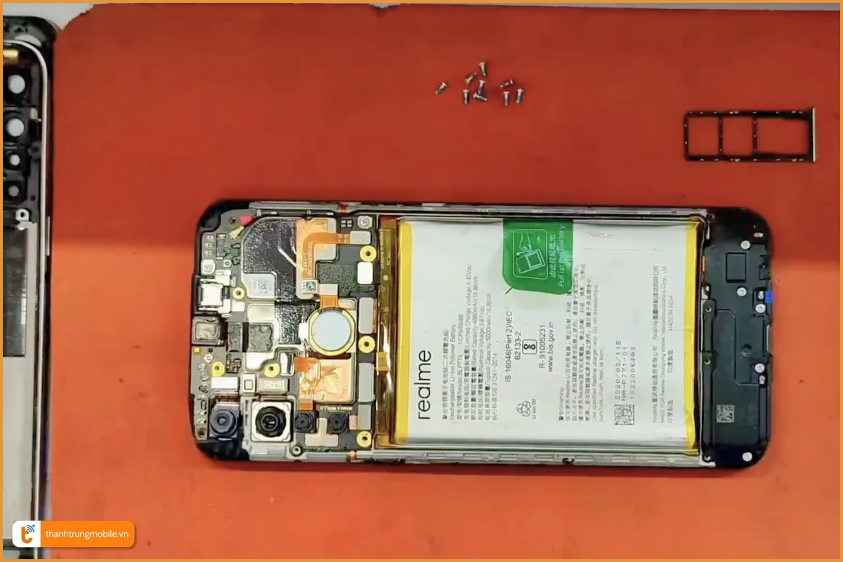 Pin Realme Narzo 10 bị chai, sạc lâu đầy pin cần thay mới