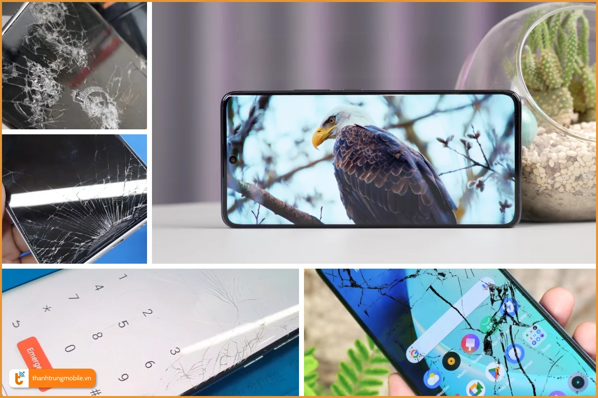 POCO X7 và dấu hiệu bể vỡ mặt kính thường gặp