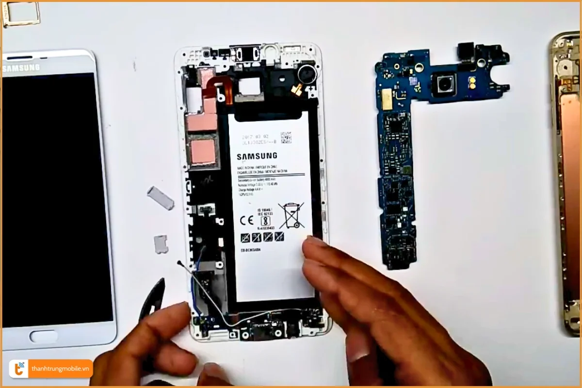 Quy trình thay loa Samsung C9 Pro