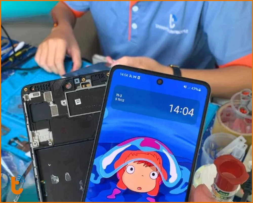 Quy trình thay màn hình S26 Plus chuyên nghiệp tại Thành Trung Mobile