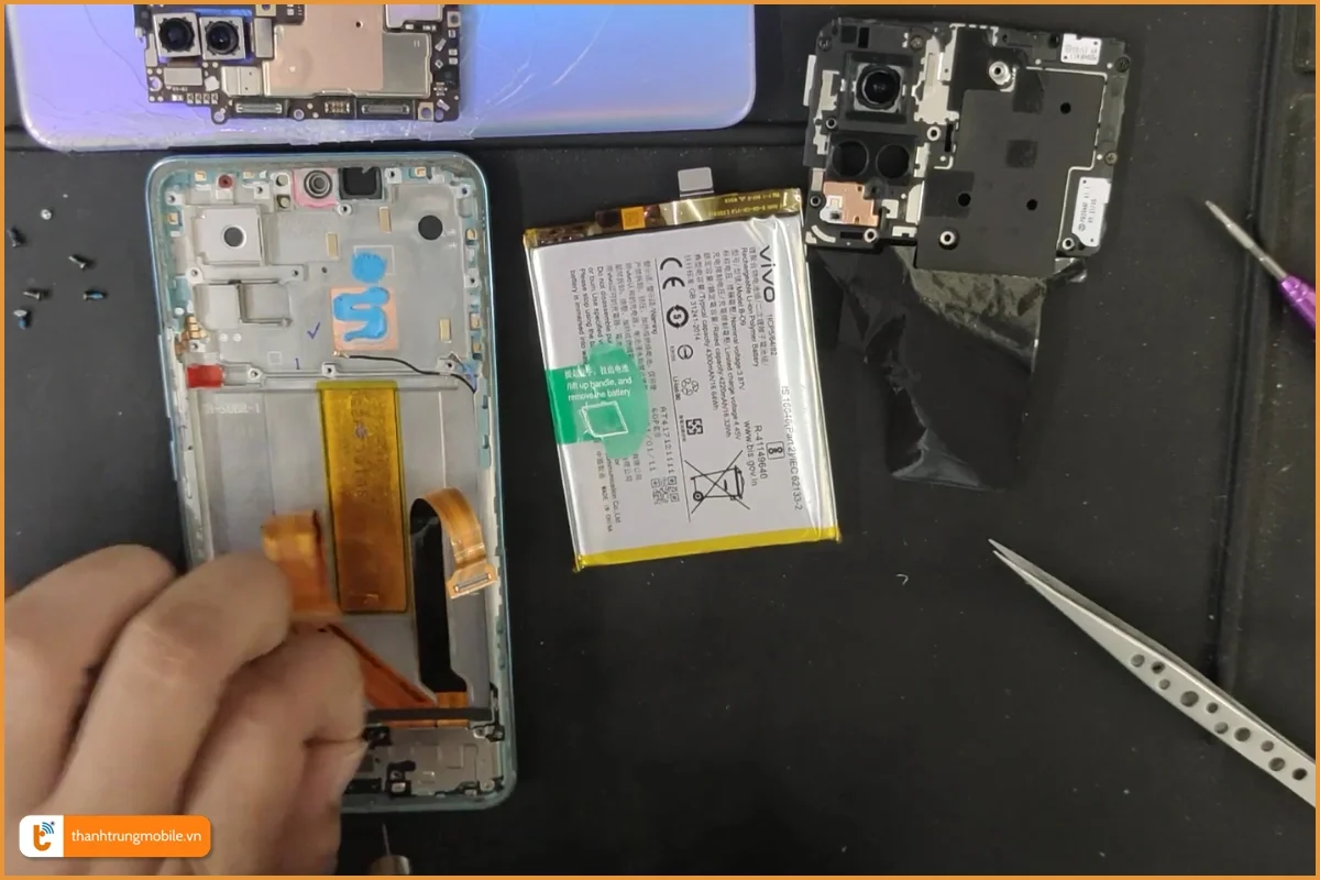 Quy trình Thay màn hình Vivo X60