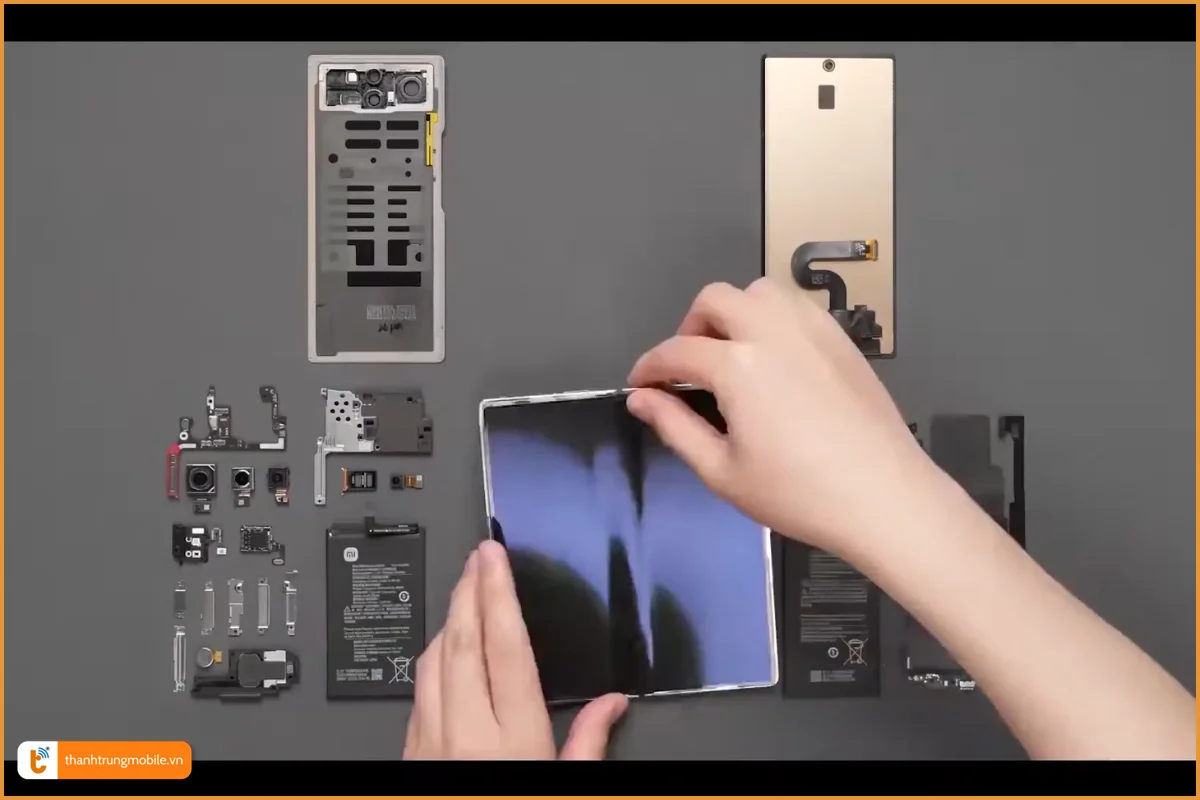 Quy trình thay màn hình Xiaomi Mix Fold 3