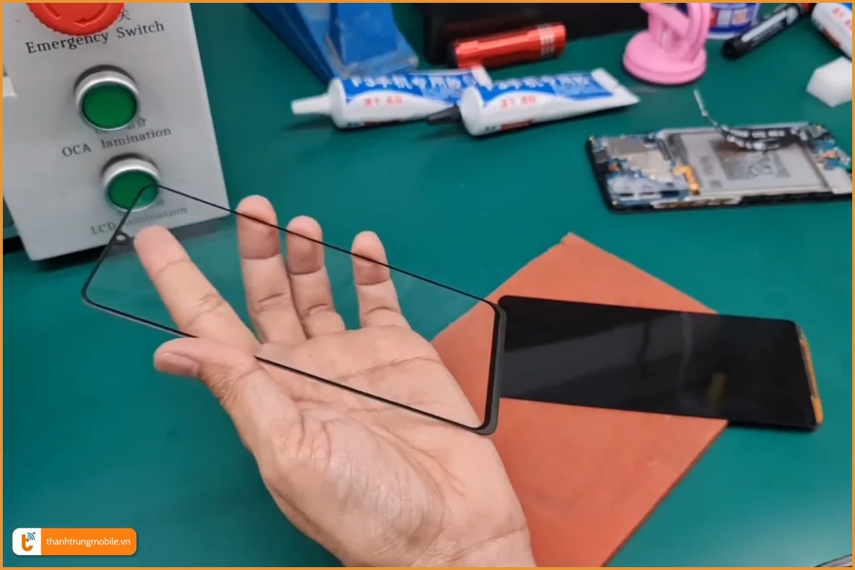 Quy trình thay mặt kính Samsung A90