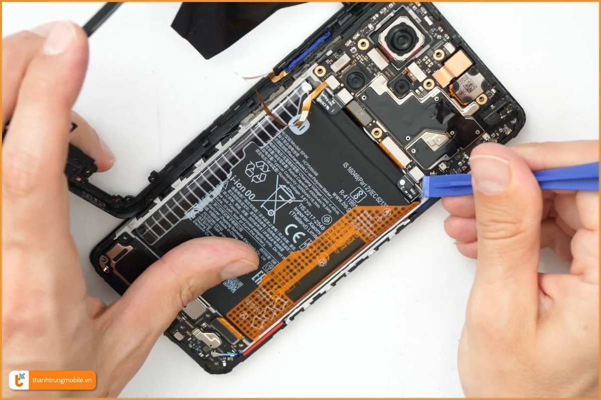 Quy trình thay pin Poco X5 Pro