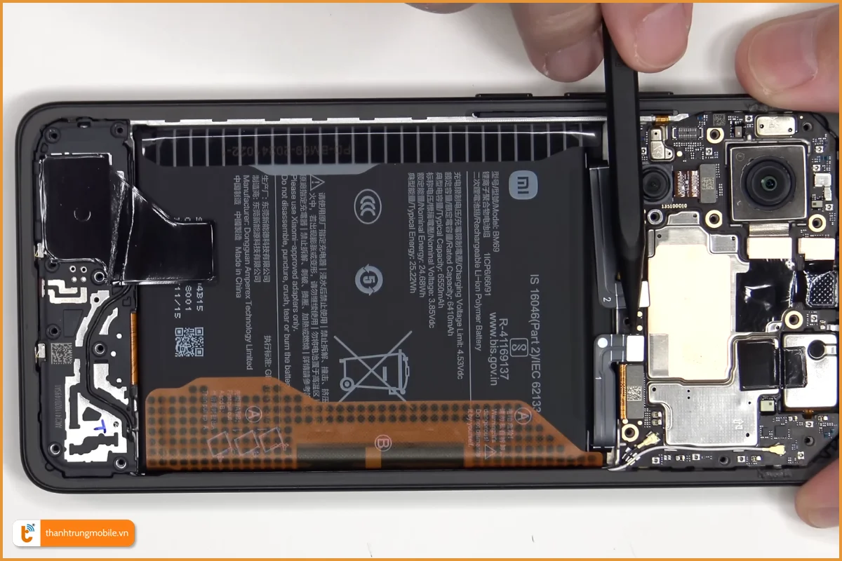 Quy trình thay pin POCO X7 Pro