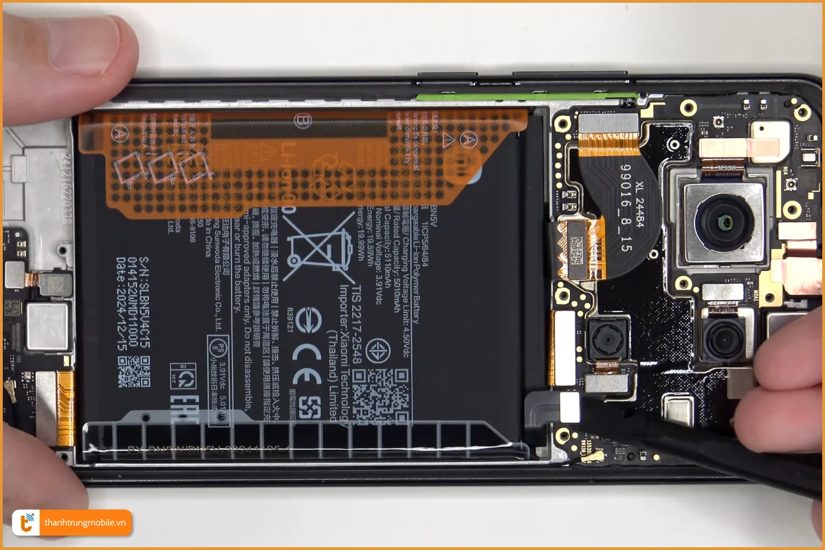 Quy trình thay pin POCO X7