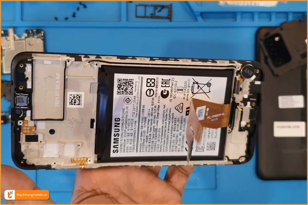 Quy trình Thay pin Samsung Galaxy A03s