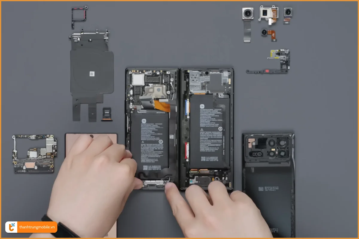 Quy trình thay pin Xiaomi Mix Fold 3