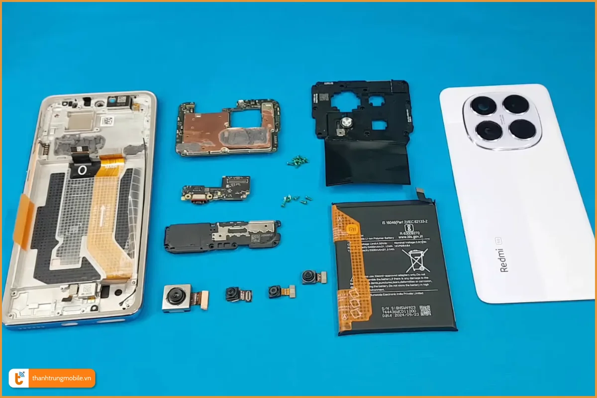 Quy trình thay vỏ Redmi Note 14 5G chuyên nghiệp