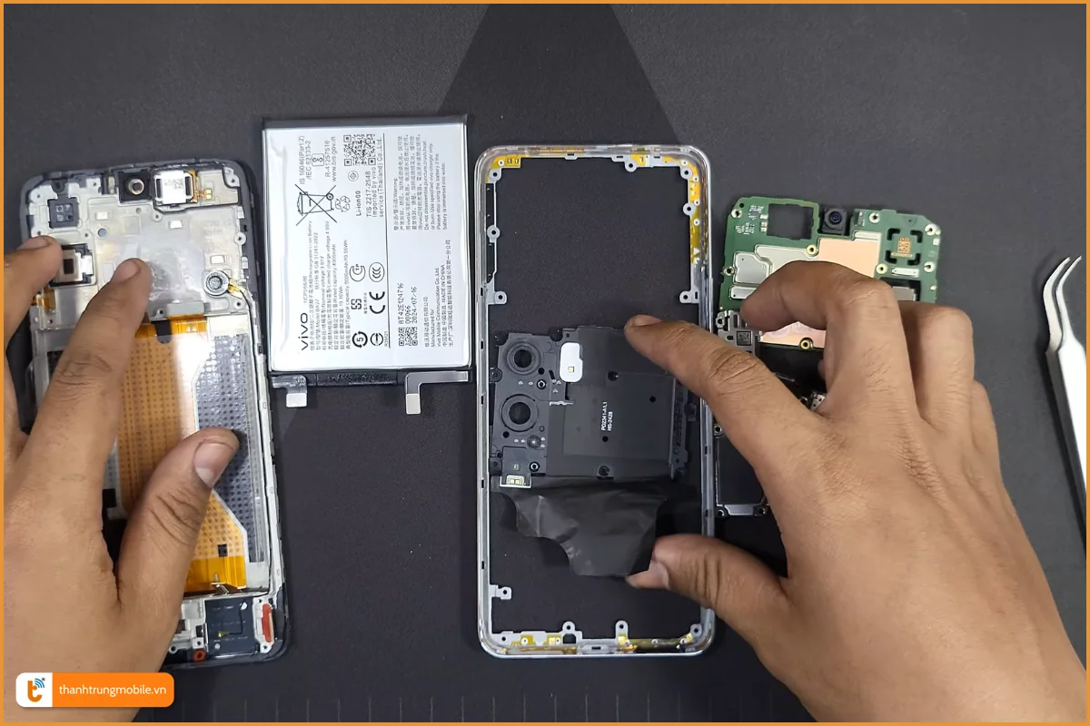 Quy trình thay vỏ Vivo V40 Lite