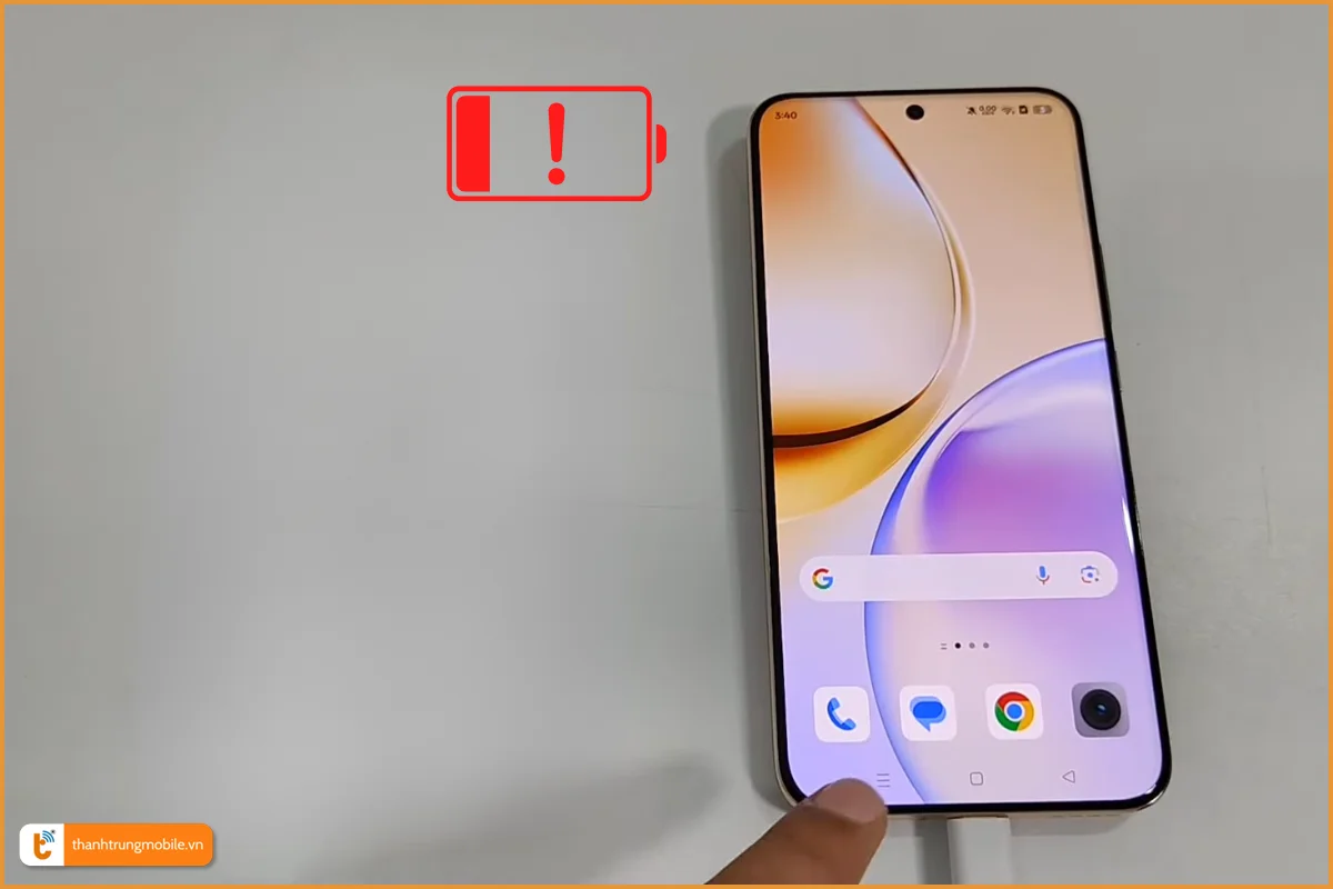 Realme 14 Pro 5G lỗi pin bị chai sạc không vào