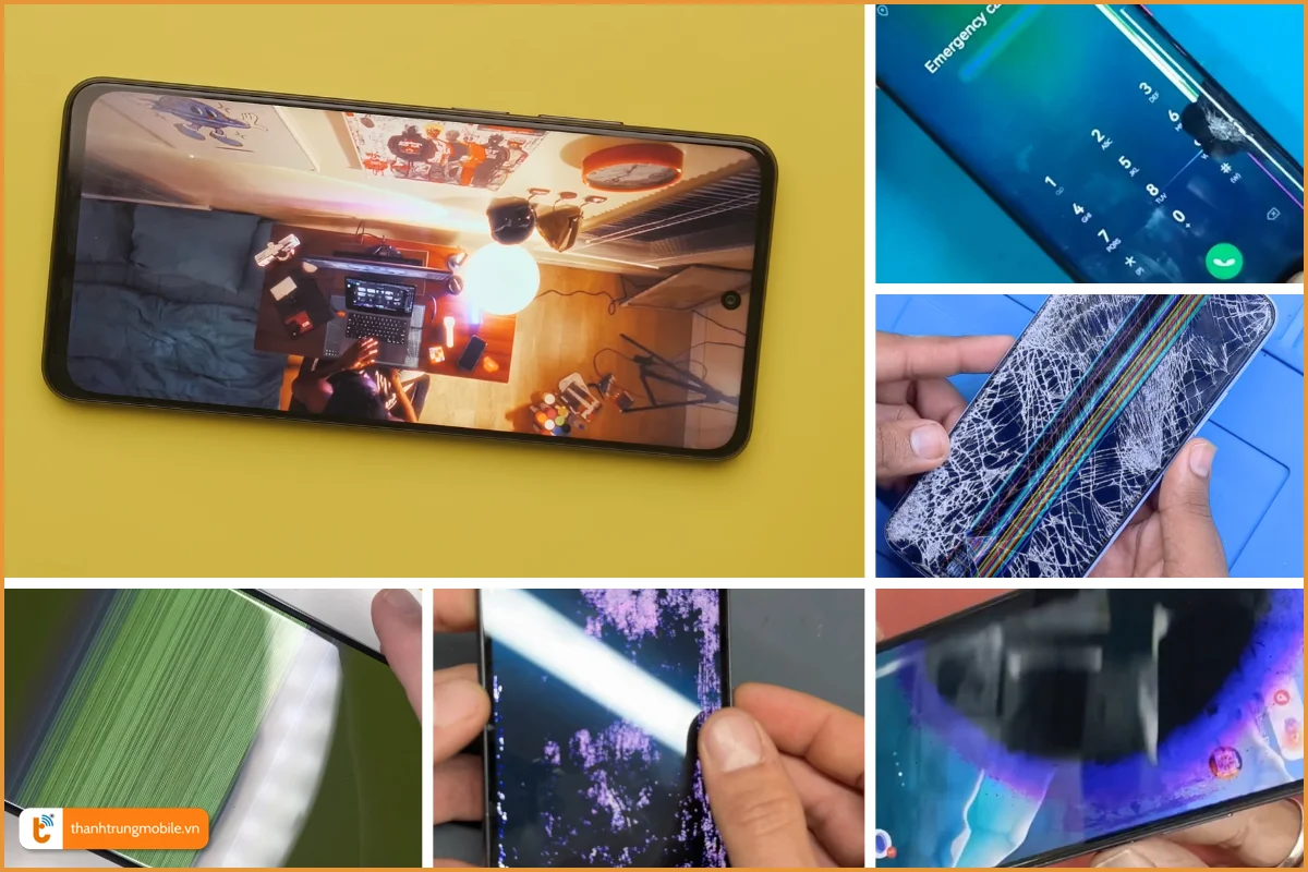 Realme C75X và các lỗi màn hình thường gặp