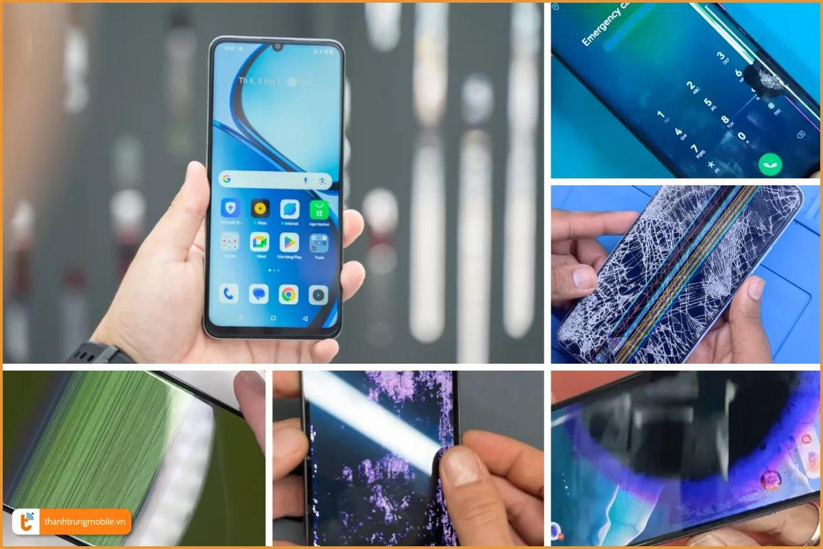 Realme Note 60 và các lỗi màn hình thường gặp