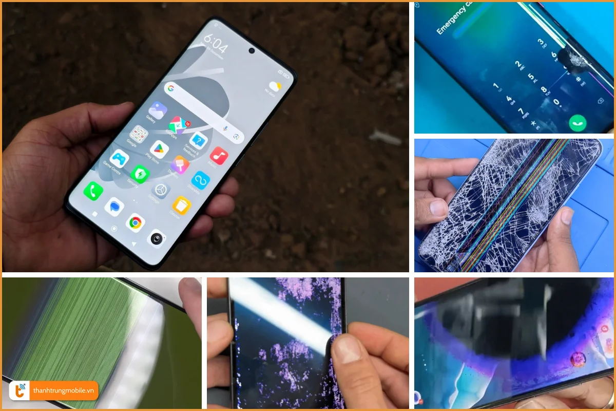 Redmi Note 14 Pro 5G và các lỗi màn hình thường gặp