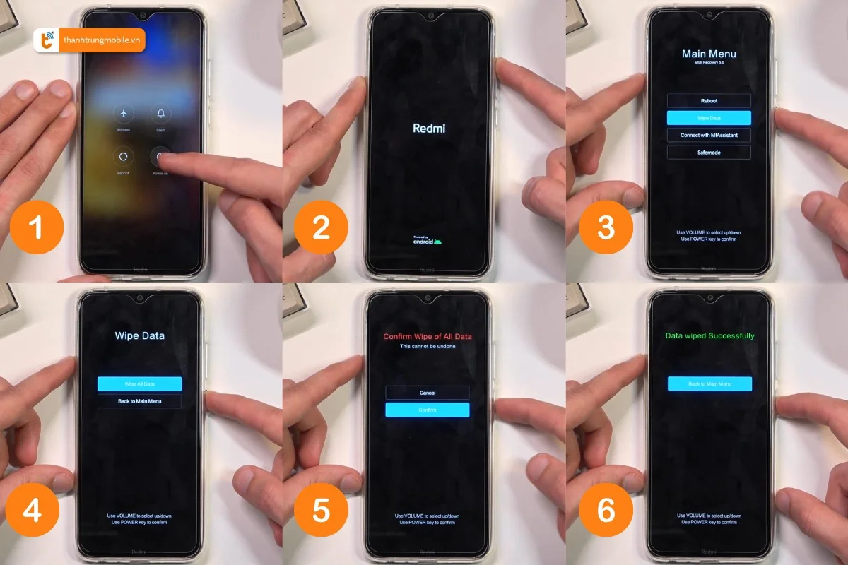 Reset_Khôi phục cài đặt gốc Xiaomi B1