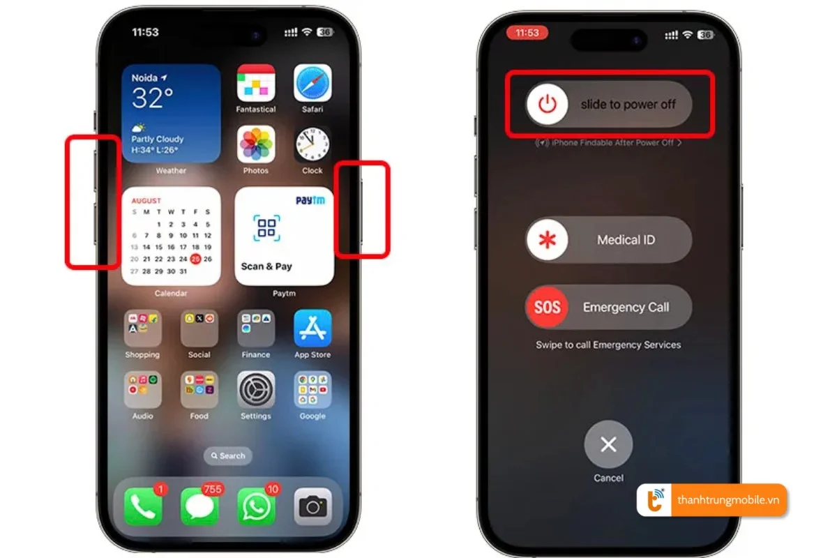 Restart_Khởi động lại iPhone