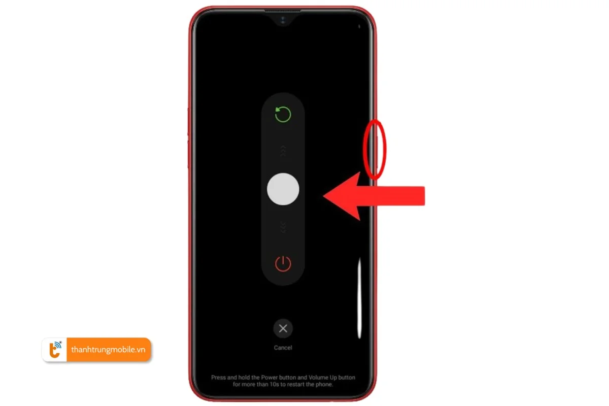 Restart_Khởi động lại Oppo