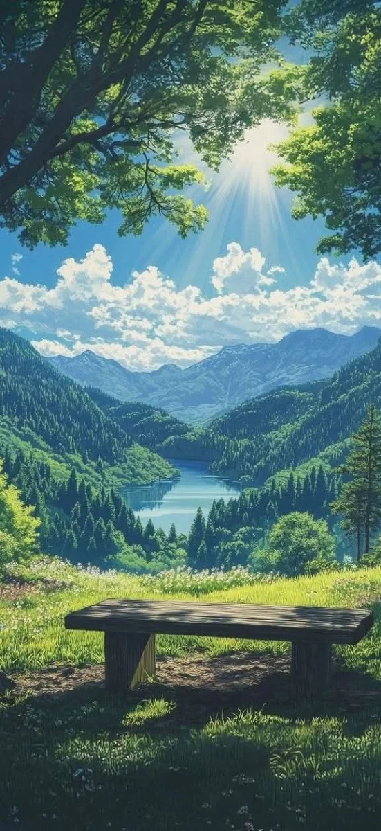 Rừng cây và thiên nhiên xanh mát 8