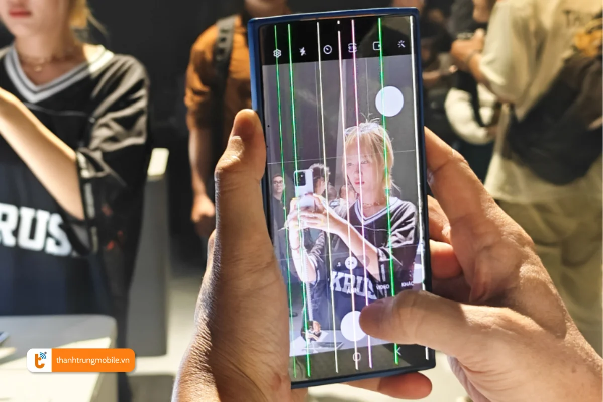 s22 ultra bị sọc màn hình