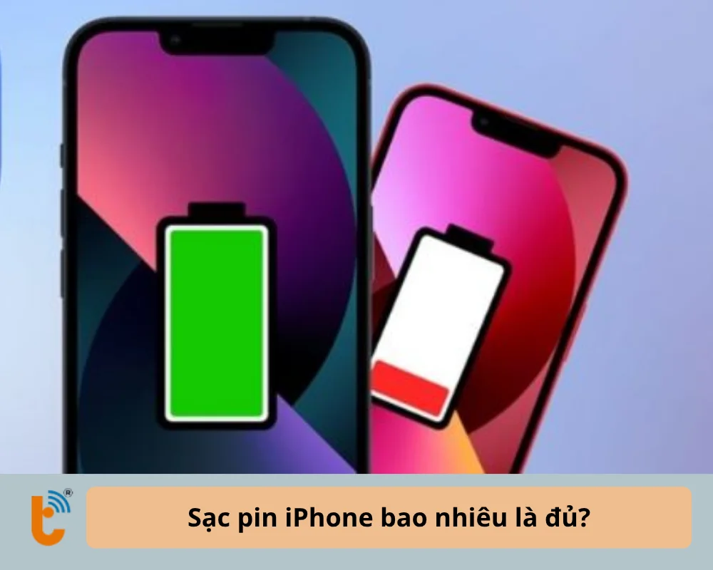 Sạc pin iPhone bao nhiêu là đủ?