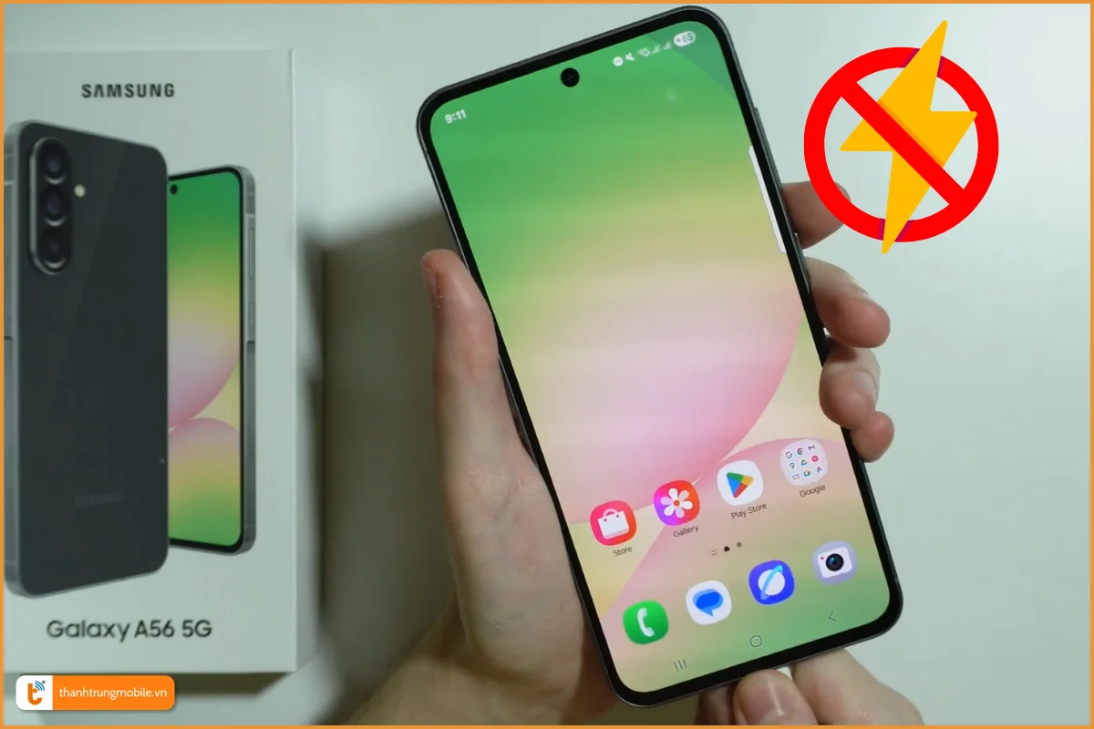Samsung A56 5G không nhận sạc