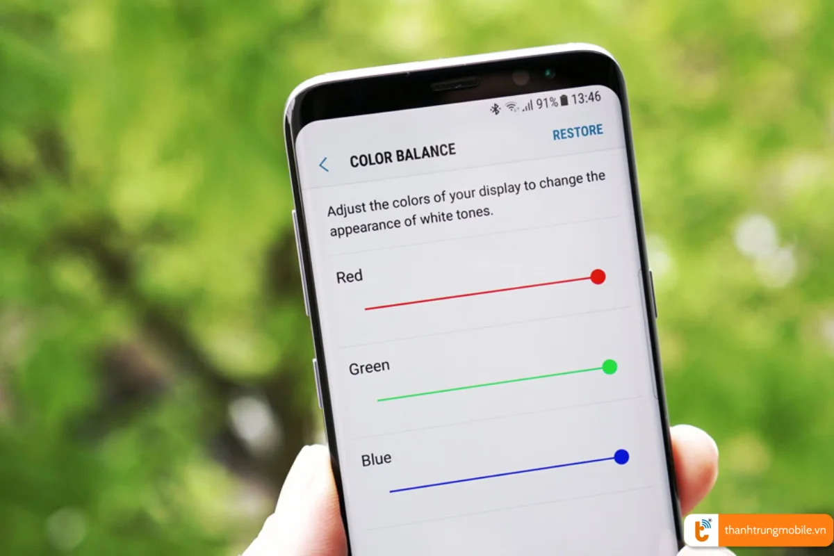 samsung note 8 bị ám màn
