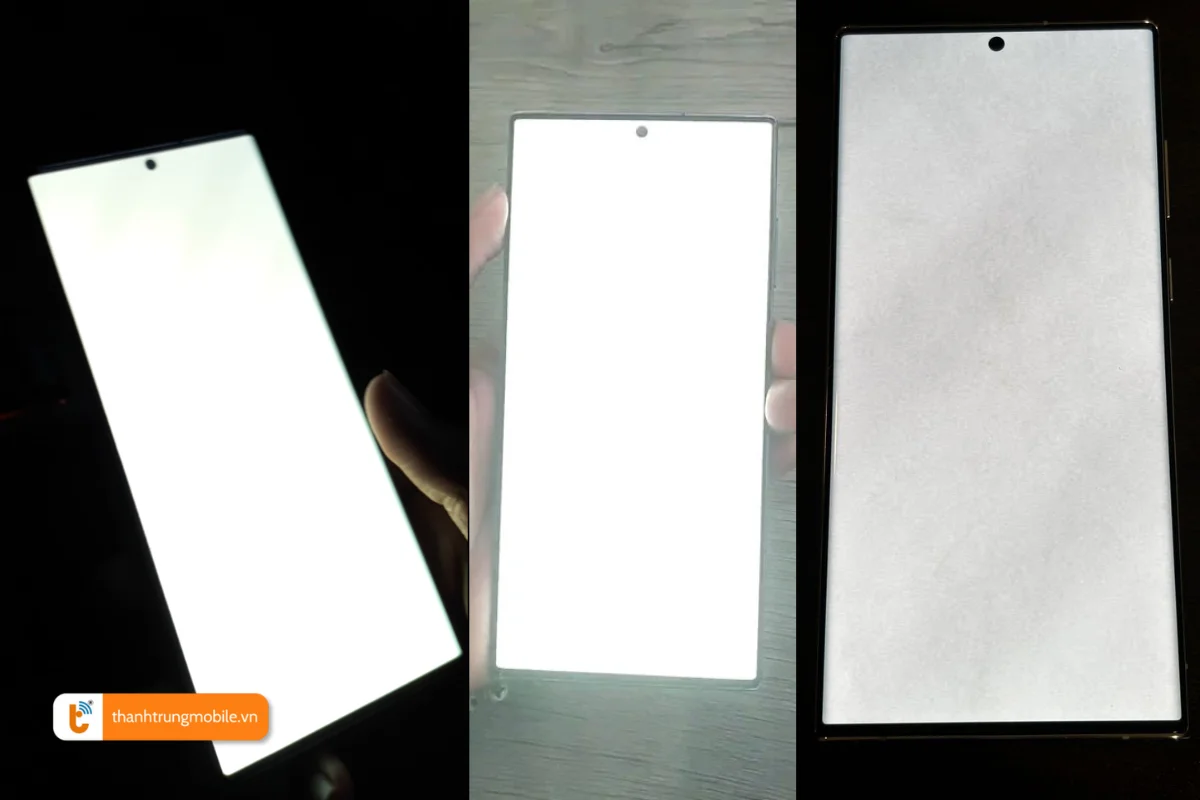 samsung s22 ultra bị trắng màn hình