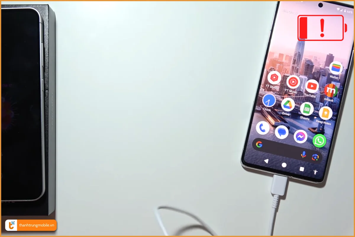 Samsung S24 FE 5G lỗi pin chai sạc không vào