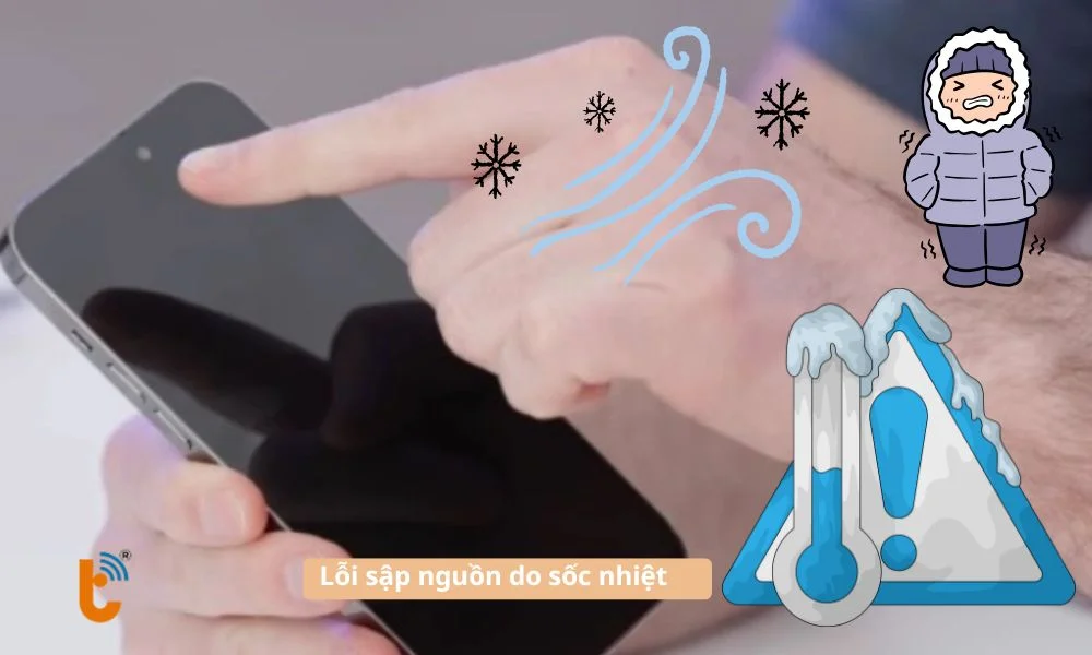 Lỗi sập nguồn do nhiệt độ (Sốc nhiệt)