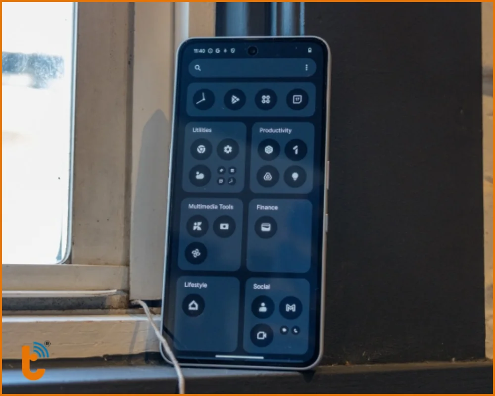 Smart Drawer tự động phân loại ứng dụng theo từng danh mục riêng biệt