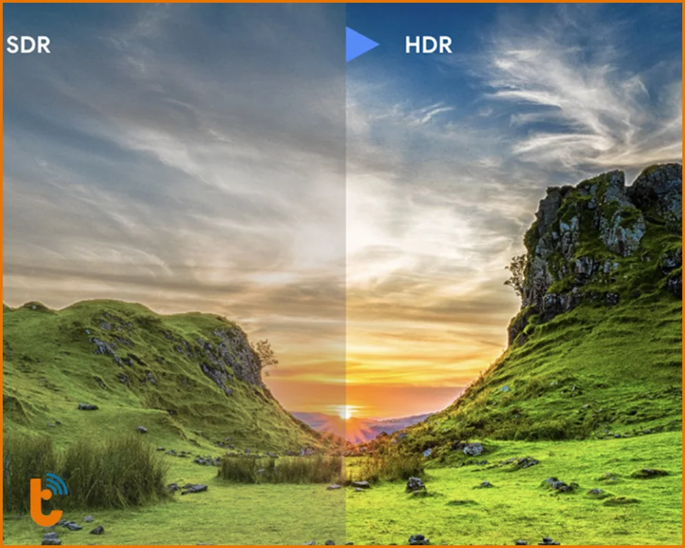So sánh hình ảnh khi chụp HDR vs SDR