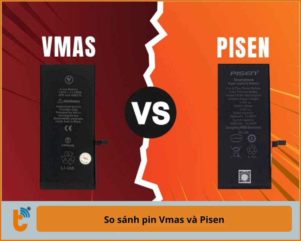 So sánh pin Vmas và Pisen
