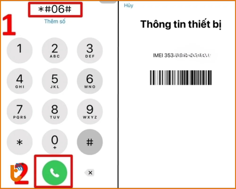 Sử dụng cú pháp #06#