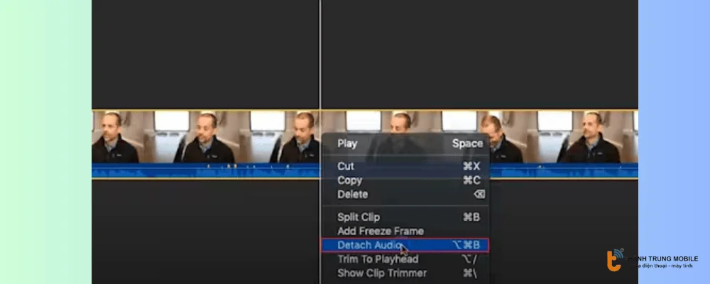 Sử dụng iMovie để tách âm thanh
