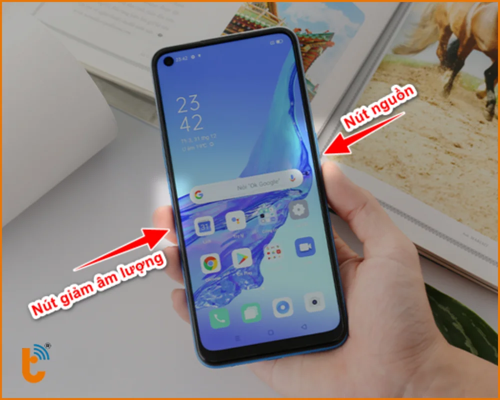 Sử dụng phím cứng trên Oppo Reno 2F