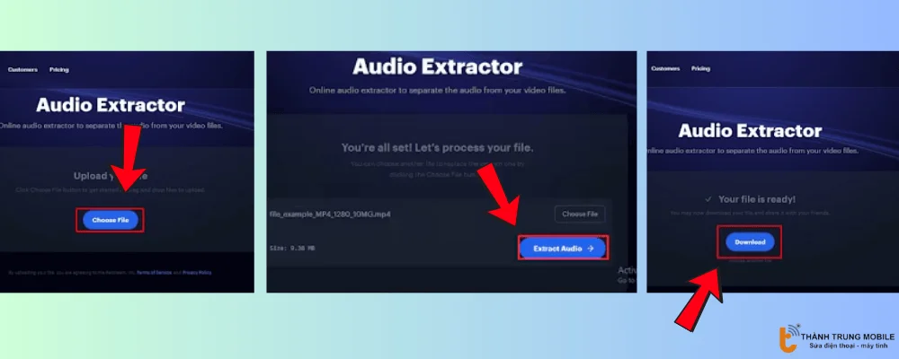 Sử dụng Restream Audio Extracto