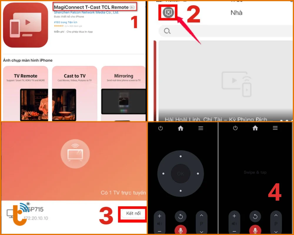 Sử dụng ứng dụng MagiConnect trên tivi TCL